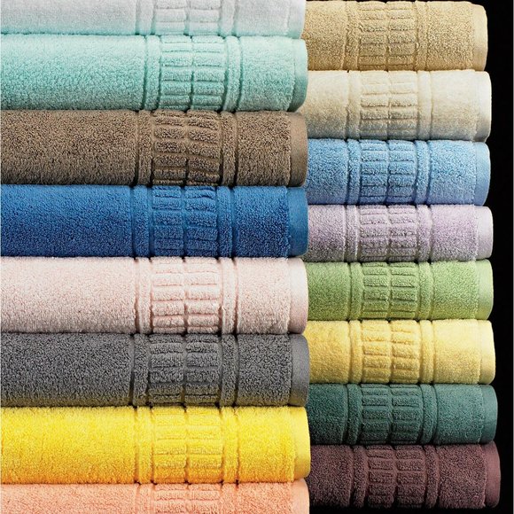 Martha Stewart Collection 100% Cotton Plush 20" x 30" Tub Mat - Hydrangea Blue - Picture 3 of 4